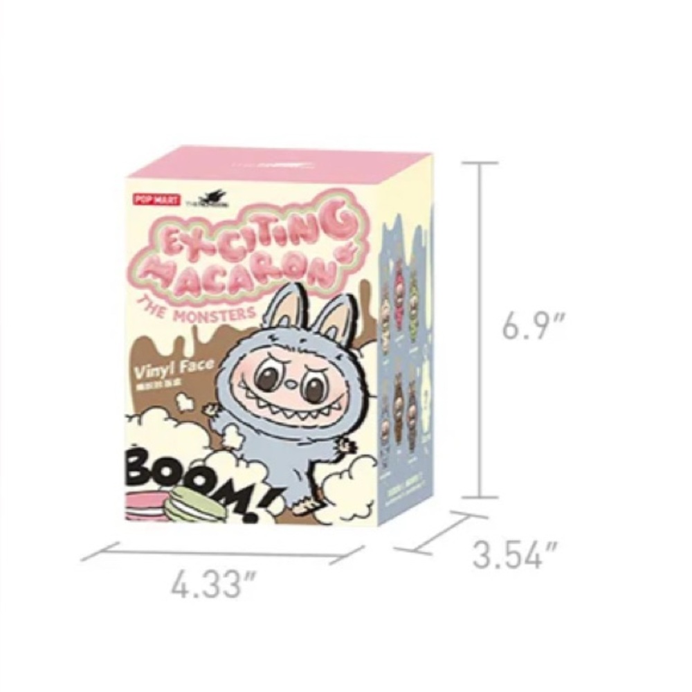 AUTHENTIC The Monsters Labubu Macaron Vinyl Face - Soymilk - Picture 4 of 6